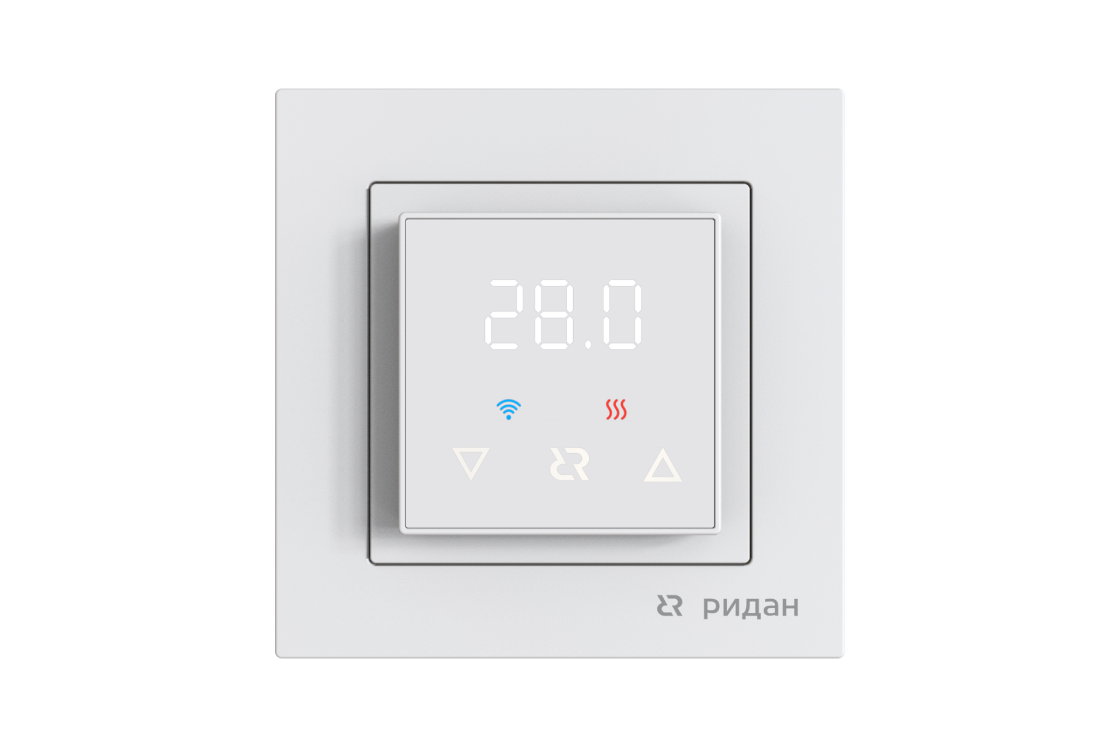 21RT0104R — Ридан Classy терморегулятор с Wi-Fi, белый
