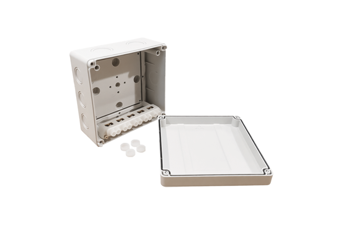 21RT0934R — Коробка распределительная Ridan L BOX, 140х140х79 мм, IP66/IP67, серая