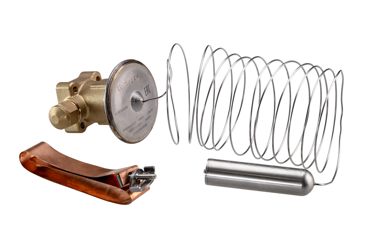 Ридан 069D1201R — Термоэлемент TE12-55, хладагент R404A, диапазон температур кипения -40…10 °C