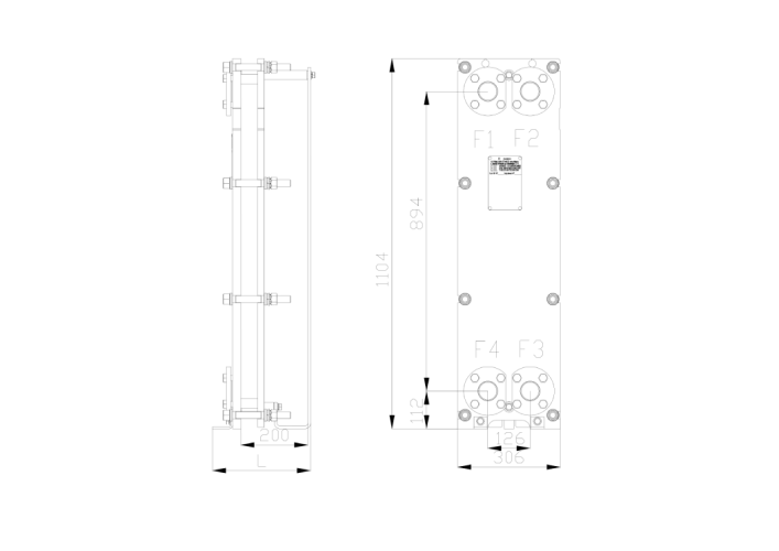 Теплообменник Ридан НН№20 ДУ 50